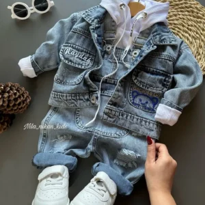 ست بیلر زاپدار آبی روشن 337