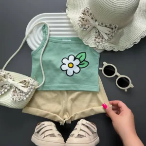 تاپ شورتک دخترانه بابونه 803