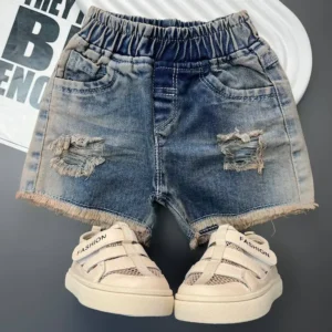 شلوارک لبه ریش گازوئیلی 829