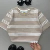 تیشرت ببسکویتی سه خط 938
